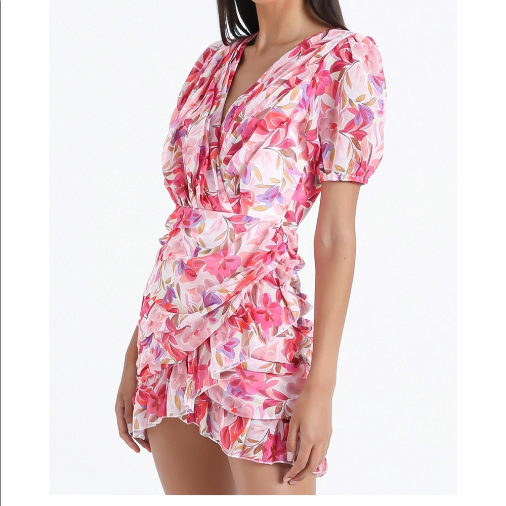 Arwyn dress in eventful bloom NWOT